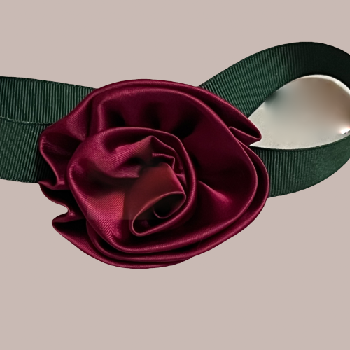 Satin Rose Choker